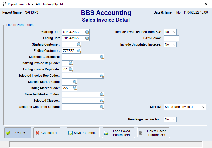 Sales Invoice Detail Screen Sales Invoice Detail Screen